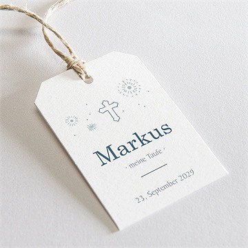 Geschenkanhänger Taufe Horizont