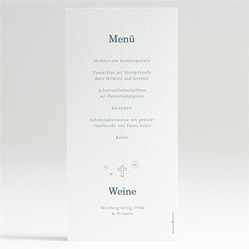 Menükarte Taufe horizont - Vue 2