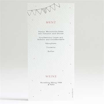 Menükarte Kommunion meine erste kommunion - Vue 2