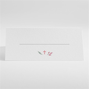 Tischkarte Kommunion aquarellkranz - Vue 2