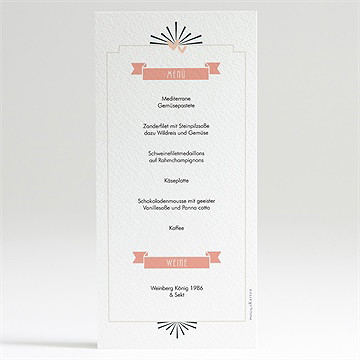 Menükarte Kommunion fotoblock einladung - Vue 2