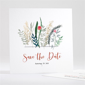 Save the Date Karte frühlingsdüfte