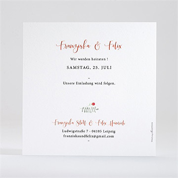 Save the Date Karte frühlingsdüfte - Vue 2