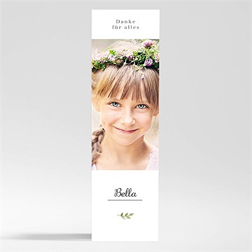 Dankeskarte Kommunion ornamente - magnet