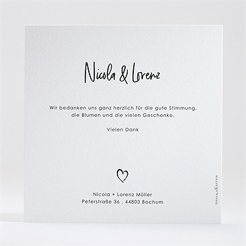 Dankeskarte Hochzeit Wir - Vue 2