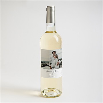 Flaschenetikett Hochzeit laub - Vue 2