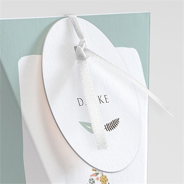 Geschenkbox Taufe blumenalphabet junge 2 - Vue 2