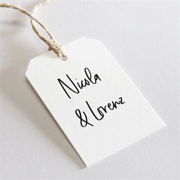 Geschenkanhänger Hochzeit Wir