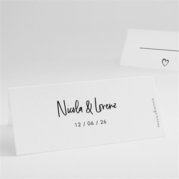 Tischkarte Hochzeit Wir