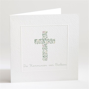 Einladung Kommunion frühling - prägung