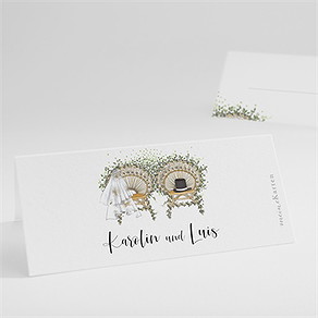 Tischkarte Hochzeit landkunstliebe