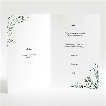 Menükarte Hochzeit so schick - Vue 2