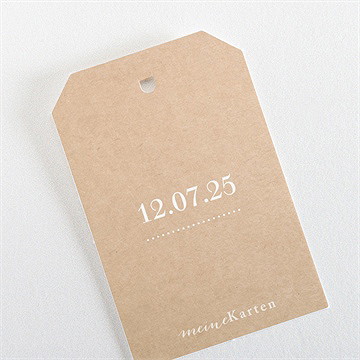 Geschenkanhänger Hochzeit eukalyptus rustikal - Vue 3