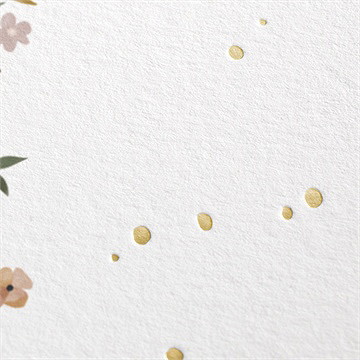 Einladung Taufe freude pur - gold - Vue 2