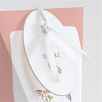 Geschenkbox Taufe blumenalphabet mädchen 2 - Vue 2