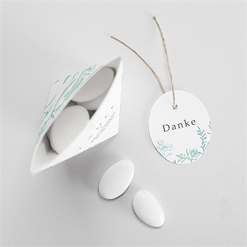 Geschenkbox Taufe vintage vogel - schachtel - Vue 3