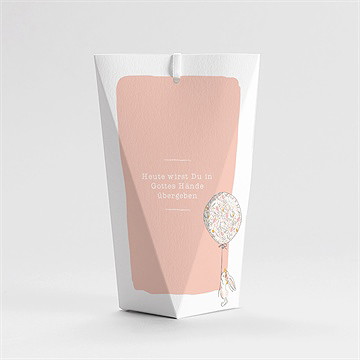 Geschenkbox Taufe kleines kaninchen - schachtel - Vue 4