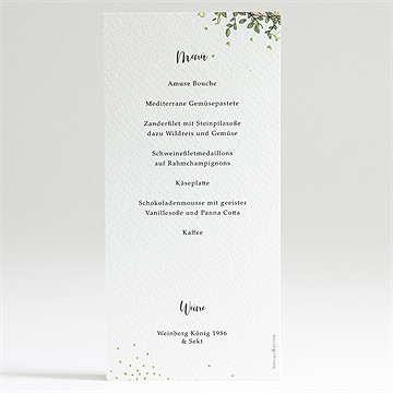 Menükarte Hochzeit landkunstliebe - Vue 2