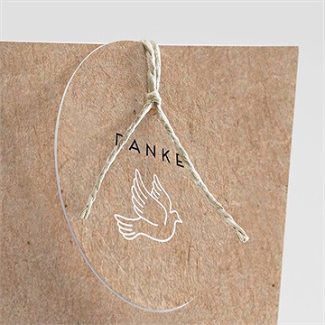 Geschenkbox Taufe taufe in kraftpapier-schachtel - Vue 2