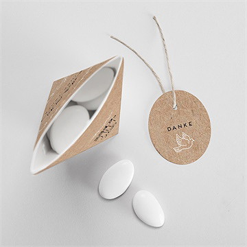 Geschenkbox Taufe taufe in kraftpapier-schachtel - Vue 3