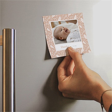 Dankeskarte Geburt verspielt - magnet - Vue 2