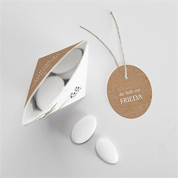 Geschenkbox Taufe kraftpapier und pflanzenmotiv3 - Vue 3