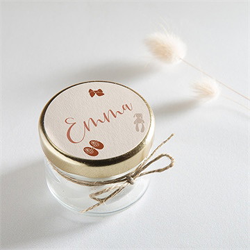 Sticker Geburt rosa kleidchen - Vue 2