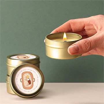 Kerze Geburt kleines babykörbchen - Vue 2