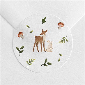 Sticker Geburt fröhliche gefährten