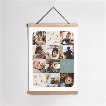 Geburtsposter vogelgesang