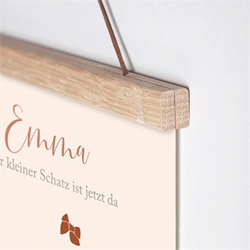 Geburtsposter Rosa Kleidchen - Vue 3