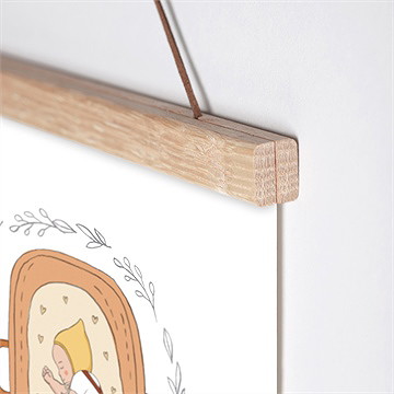 Geburtsposter Kleines Babykörbchen - Vue 3