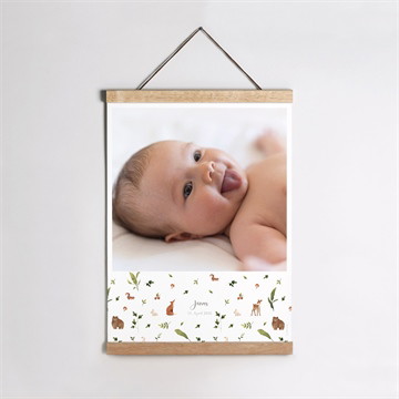 Geburtsposter fröhliche gefährten