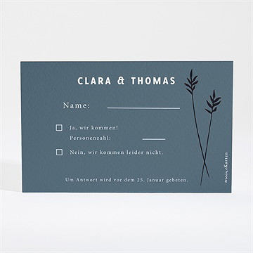 Antwortkarte Hochzeit halm - Vue 2