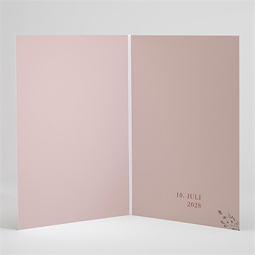 Kirchenheft Hochzeit eleganz in rosa - Vue 3