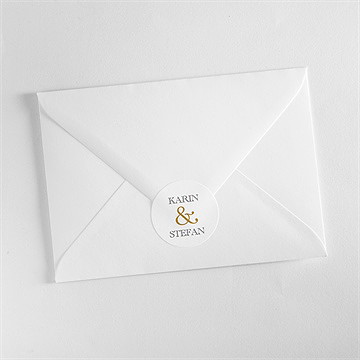 Aufkleber Hochzeit eng verbunden - Vue 3