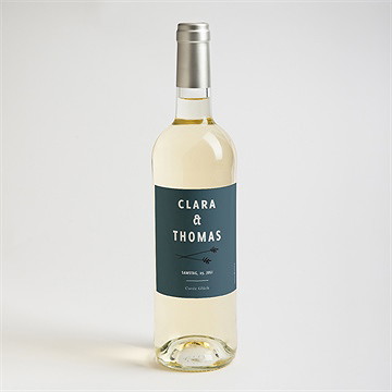 Flaschenetikett Hochzeit halm - Vue 2