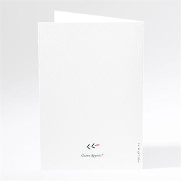 Menükarte Hochzeit wilde blumen - Vue 3