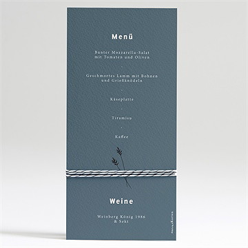 Menükarte Hochzeit halm - Vue 2