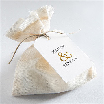 Geschenkanhänger Hochzeit eng verbunden - Vue 2