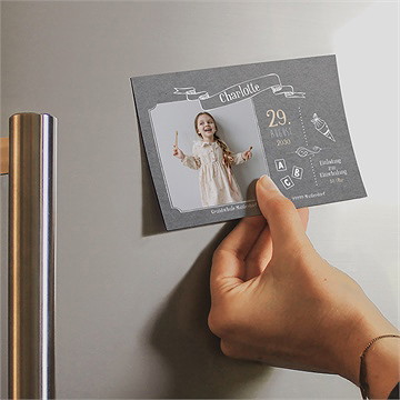 Einladungskarte Einschulung schiefertafel zur einschulung - Vue 2