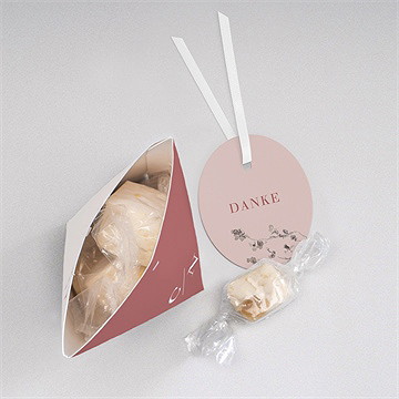 Geschenkbox Hochzeit eleganz in rosa - schachtel - Vue 3