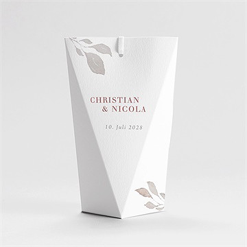 Geschenkbox Hochzeit eleganz in rosa - schachtel - Vue 4