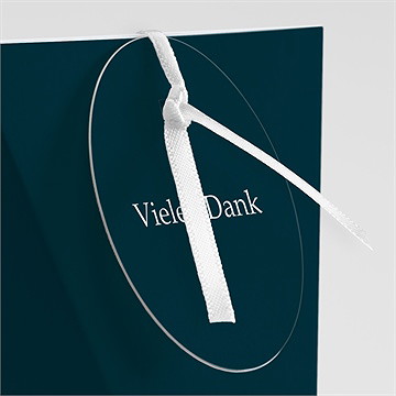 Geschenkbox Hochzeit königsblau - schachtel - Vue 2