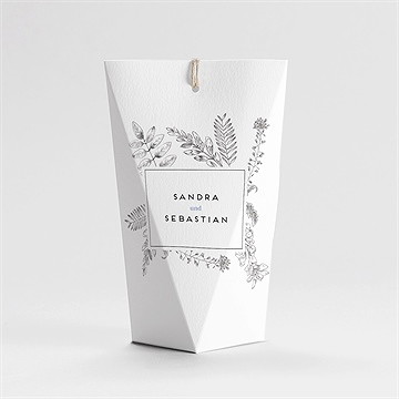 Geschenkbox Hochzeit herbarium - schachtel - Vue 4