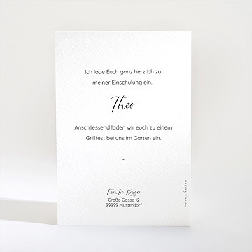 Einladungskarte Einschulung hurra, schulbeginn - Vue 2