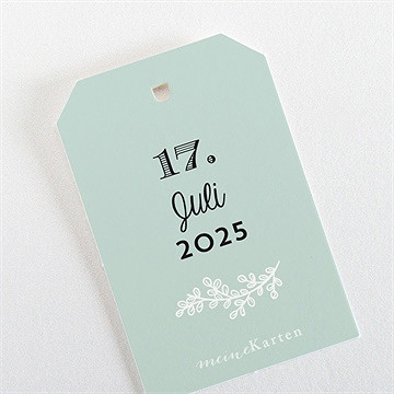 Geschenkanhänger Hochzeit kleines origami - Vue 3