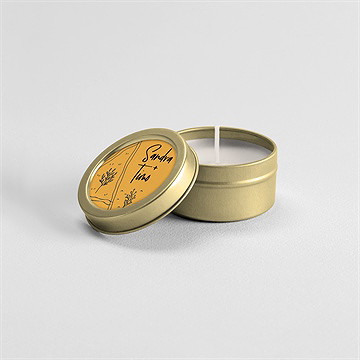 Kerze Hochzeit Bohemian Chic - Vue 3