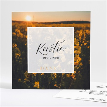 Trauerdanksagung Ewig