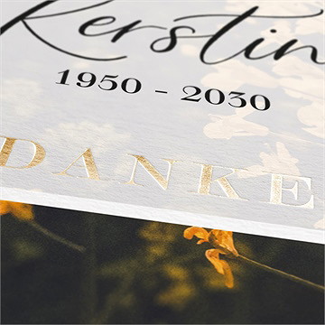 Trauerdanksagung Ewig - Quadrat - Vue 2